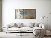 Abstract Painting Panoramic Art Canvas Print Abstract Expressionist Modern Home Decor - &quot;Perspective&quot;