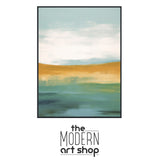 a picture of a painting with the words the modern art shop