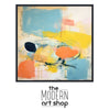 a picture of a painting with the words the modern art shop