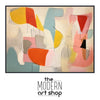 a picture of a painting with the words the modern art shop