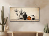 Southwestern Still Life Painting  - Modern Western Decor - Beige and Black Pottery - Framed Canvas or Giclée Print - &quot;DESERT SHADOWS&quot;