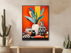 Southwestern Still Life Painting  - Modern Western Decor - Native American Pottery Art - Framed Canvas or Giclée Print - &quot;SANTA FE SUN&quot;