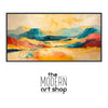 a picture of a painting with the words the modern art shop